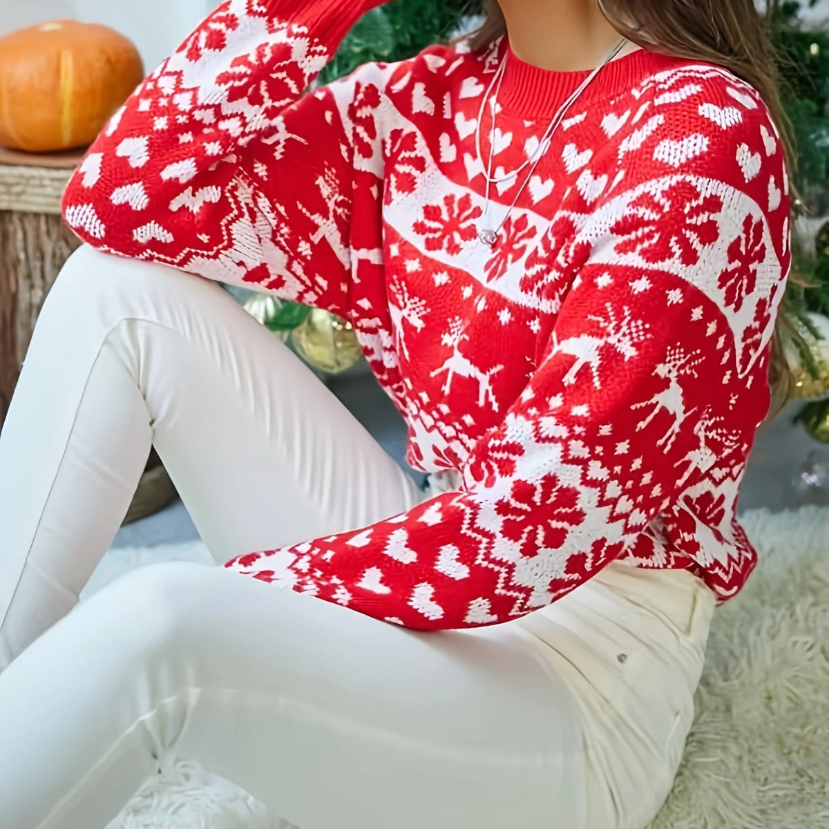 Elsbeth | Women's Festive Fair Isle Jumper