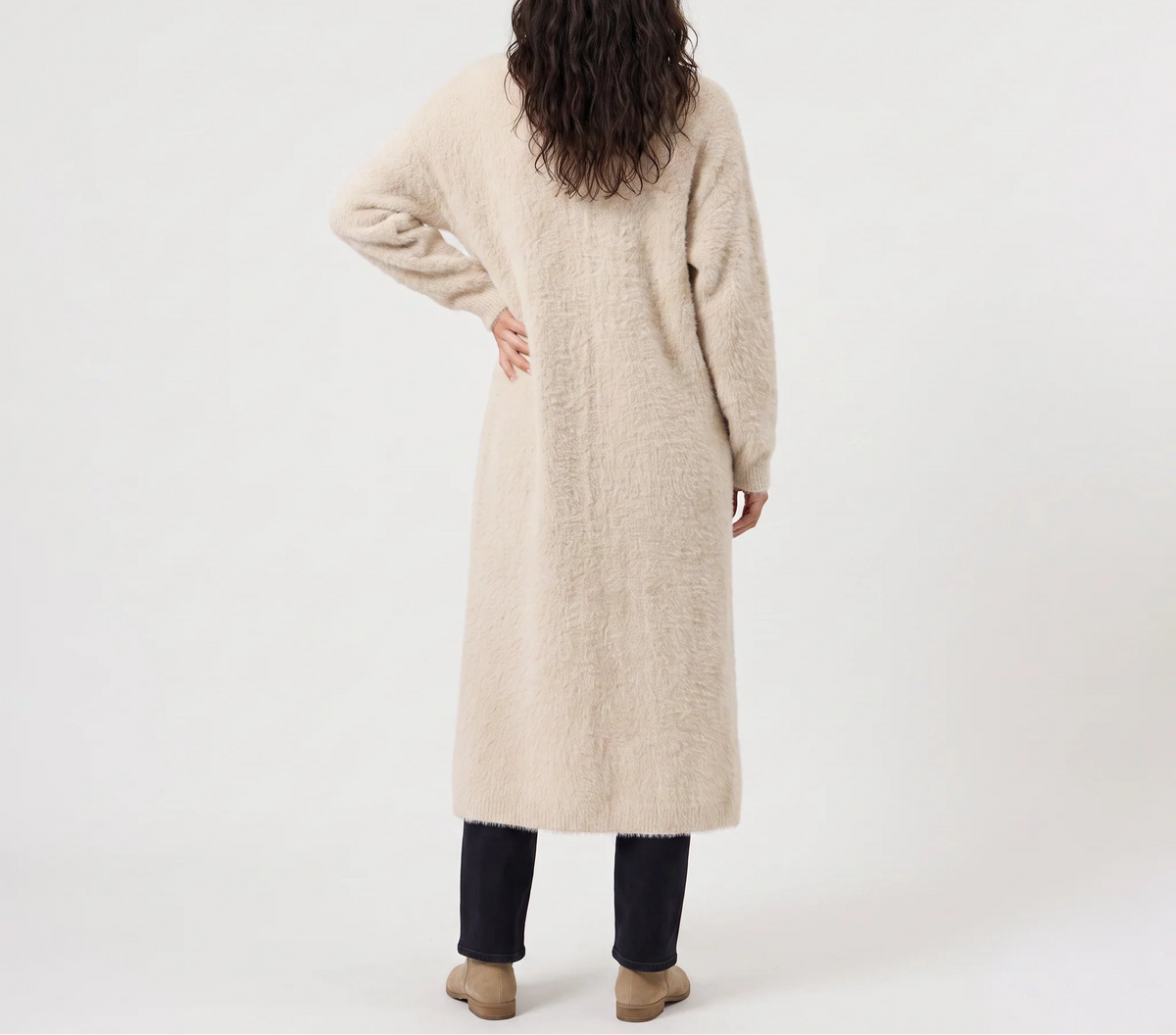 Maelis | Women's Fluffy Longline Cardigan