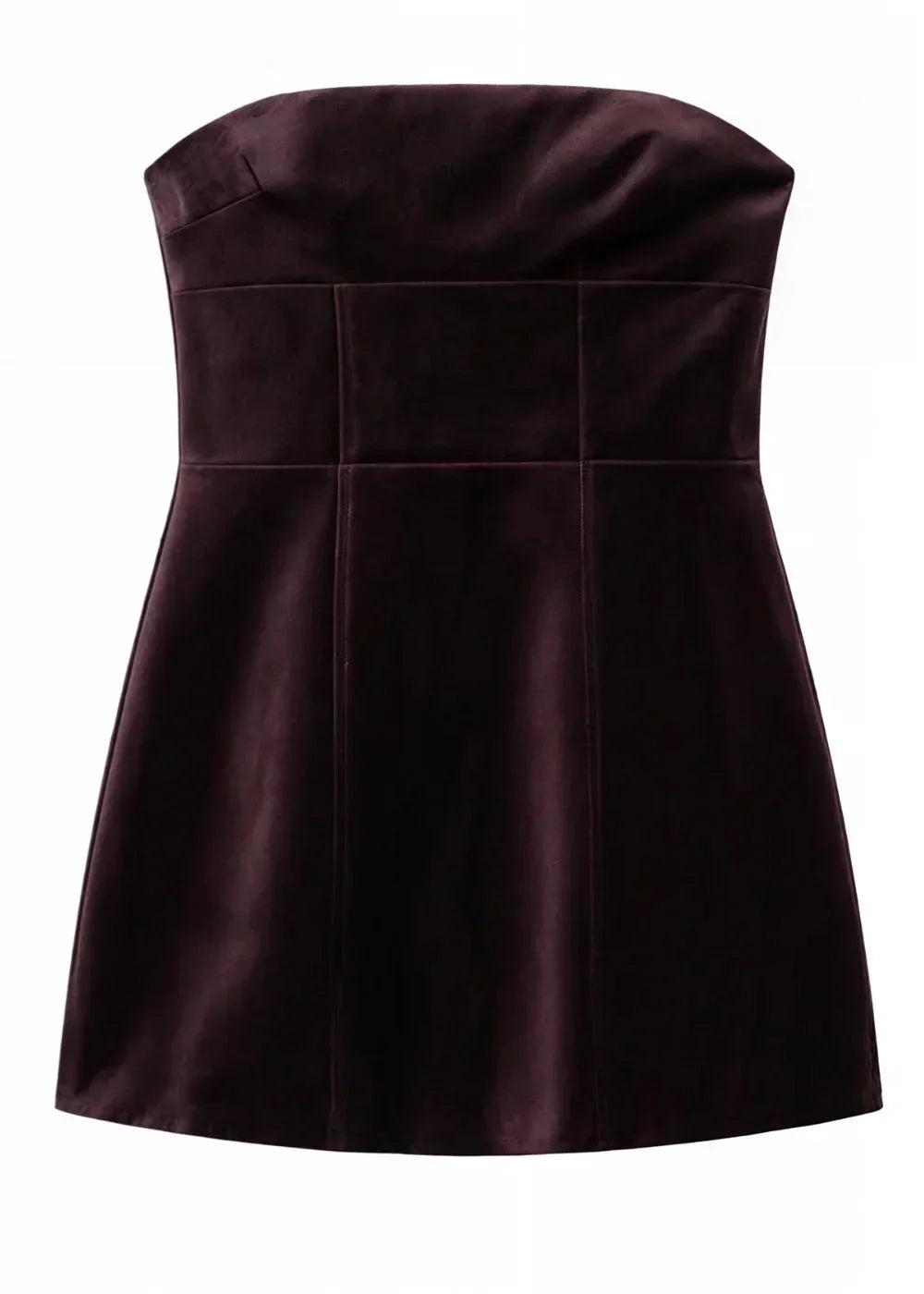 Rosaline | Women's Satin Bandeau Christmas Party Dress