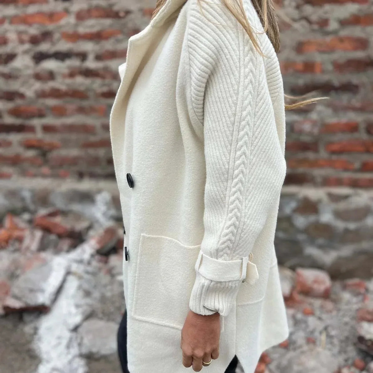Clarisse | Women's Double-Breasted Wool Coat