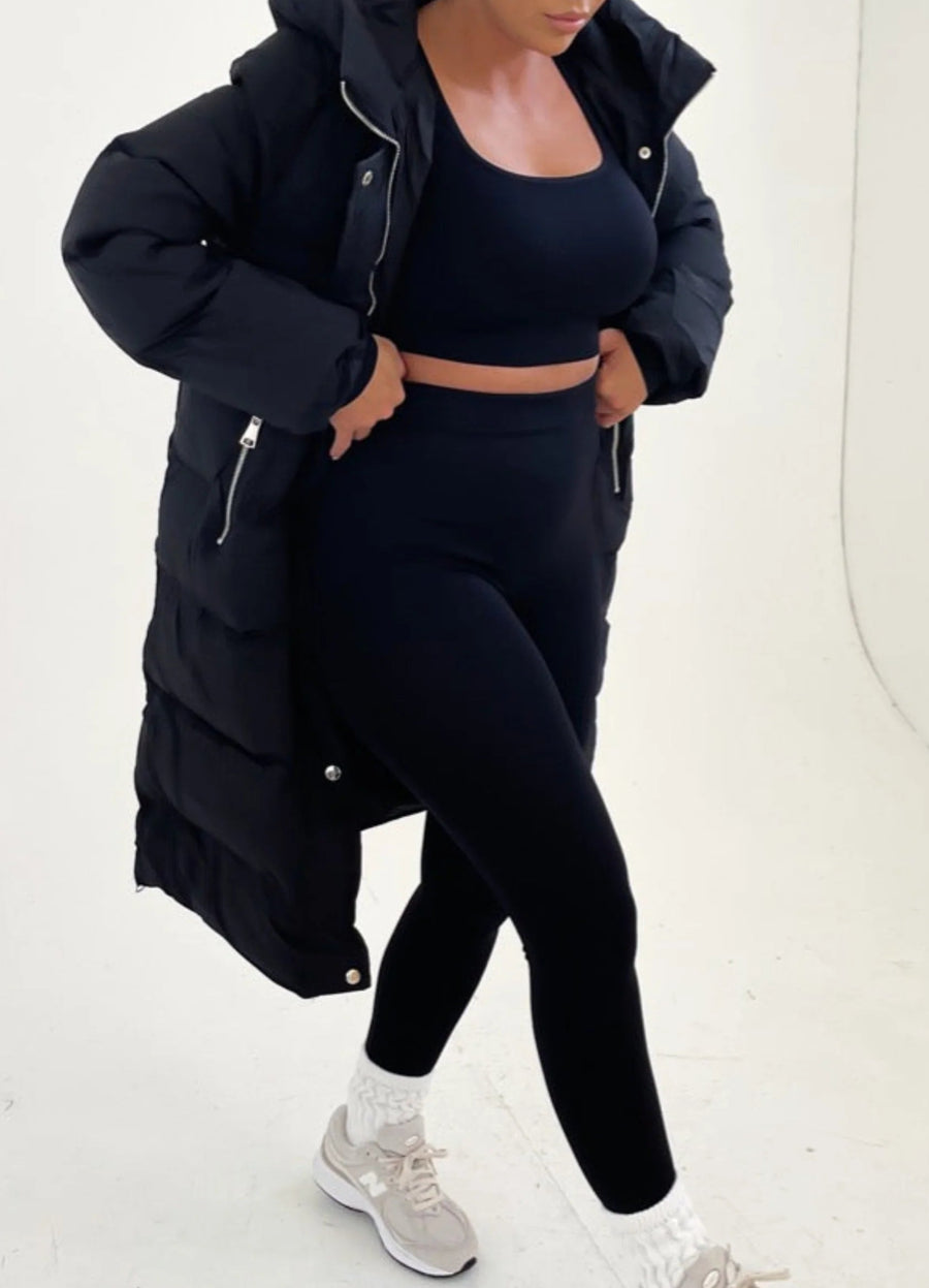 Maris | Women's Hooded Longline Puffer Coat