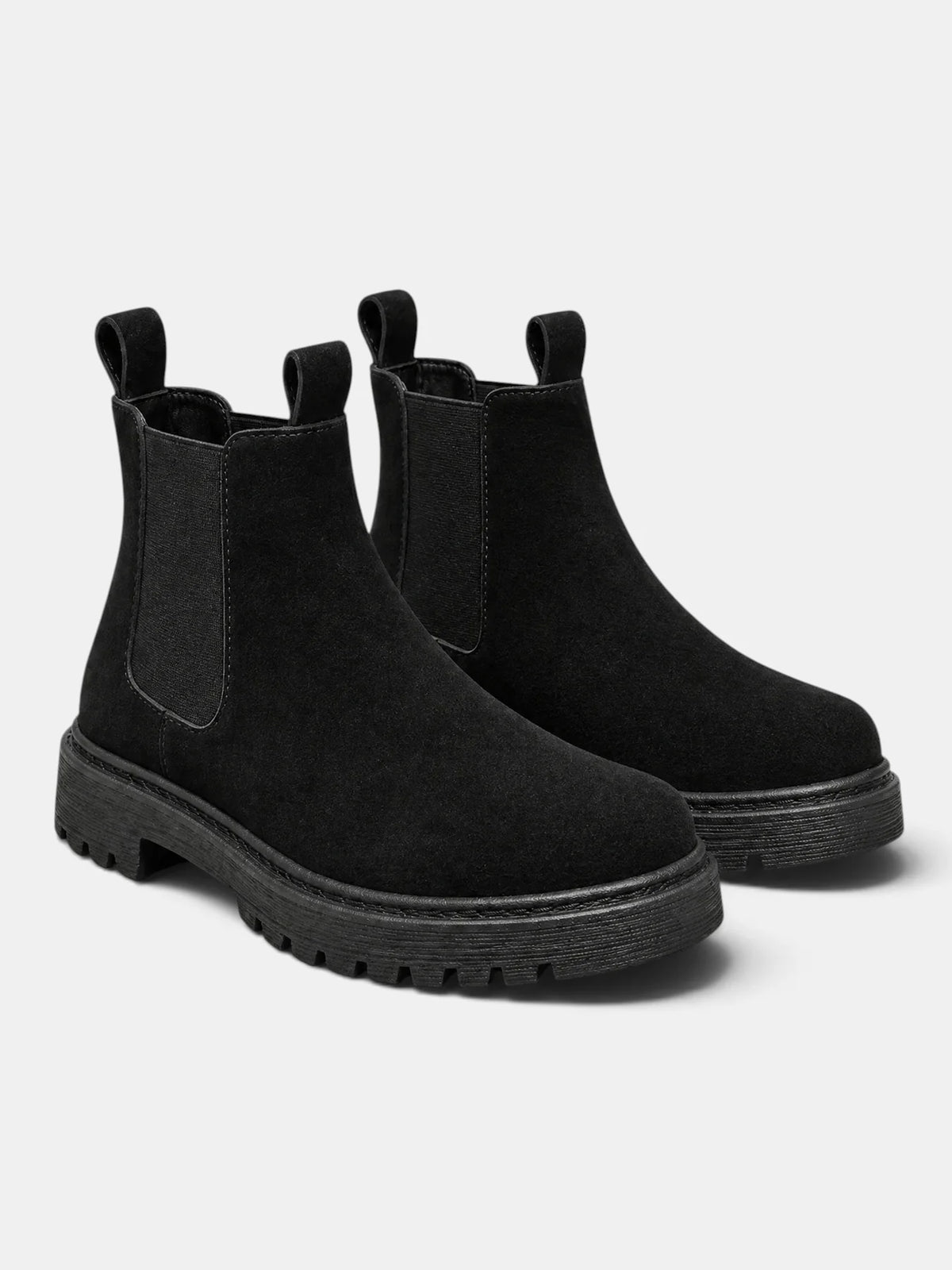 Sabine | Women's Platform Chelsea Ankle Boots with Chunky Sole, Round Toe & Classic Everyday Fit