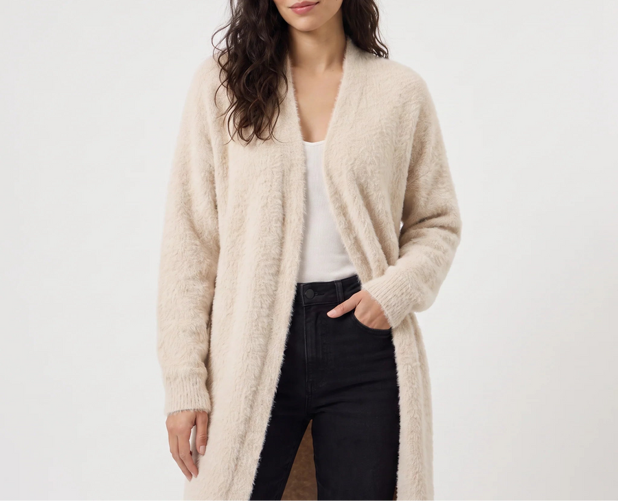 Maelis | Women's Fluffy Longline Cardigan