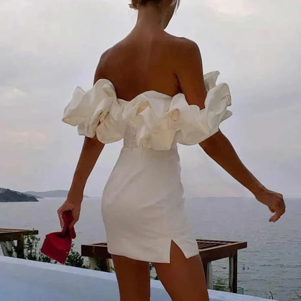 Arabella | Women's Strapless Ruffle Party Dress