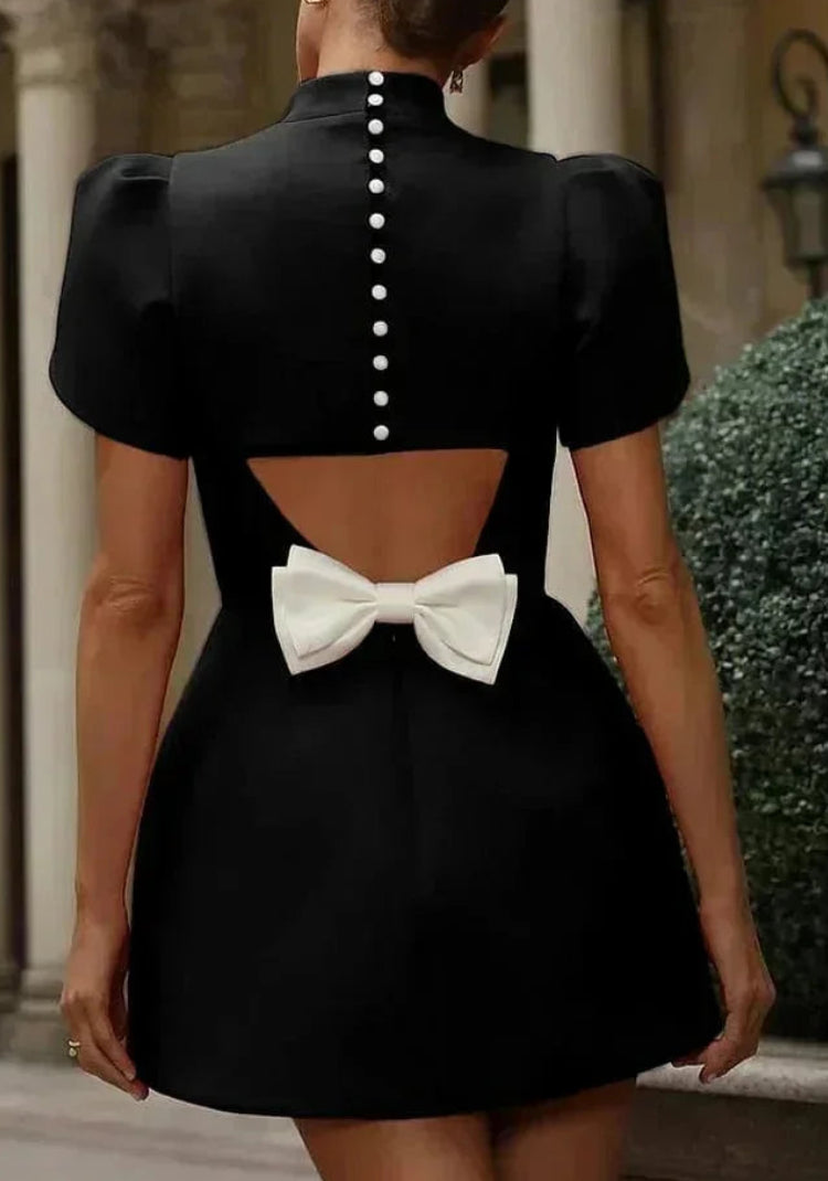 Claudette | Women's Structured-Sleeve Christmas Party Dress