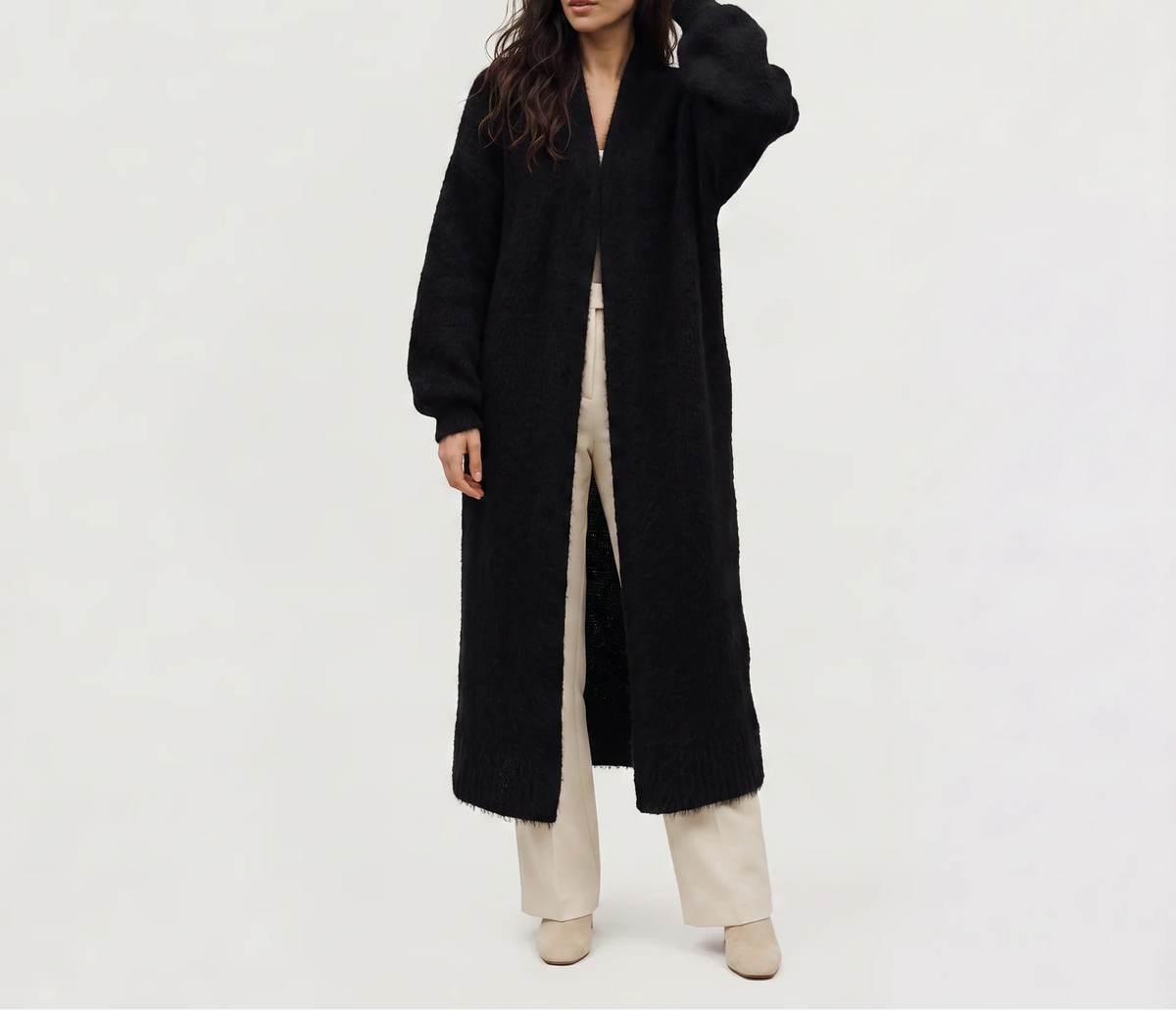 Maelis | Women's Fluffy Longline Cardigan