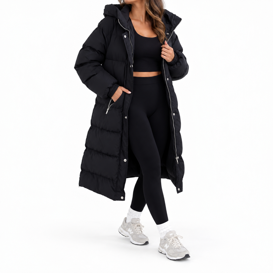 Maris | Women's Hooded Longline Puffer Coat