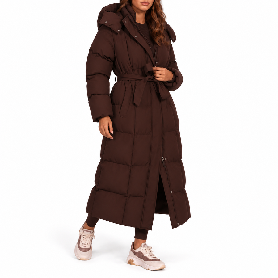 Aureline | Women's Long Hooded Puffer Coat