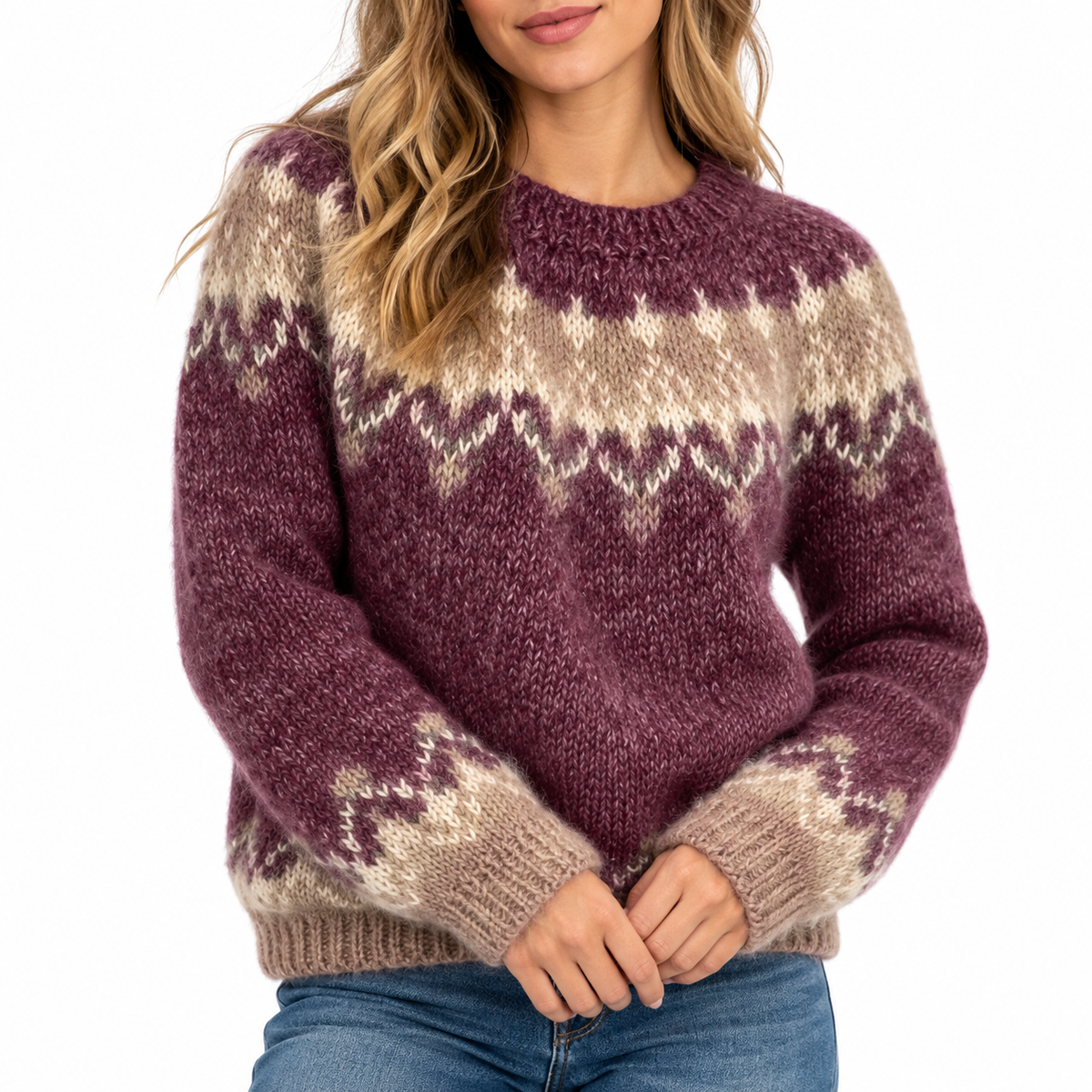 Annelise | Women's Fair Isle Jacquard Jumper