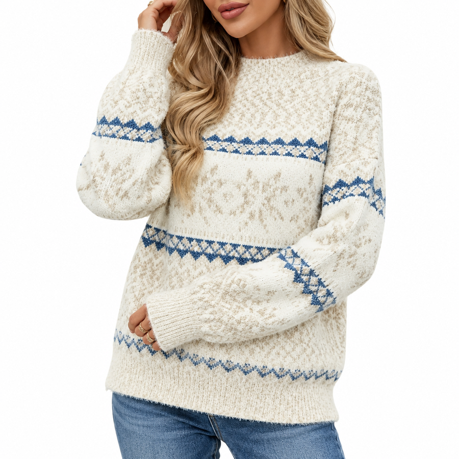 Elowyn | Women's Fair Isle Christmas Jumper