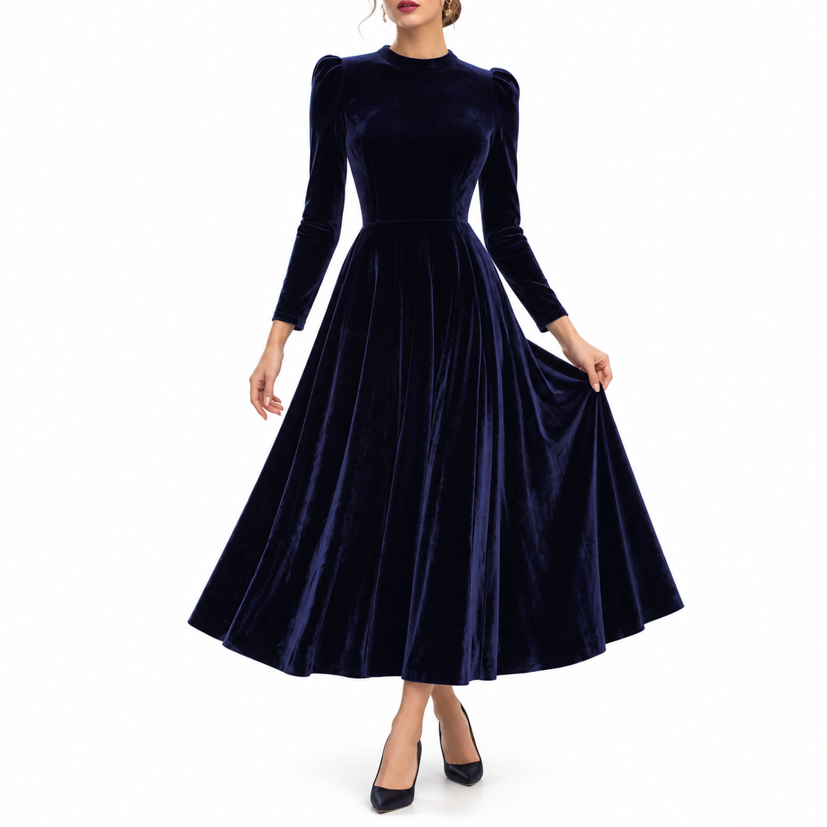 Evelina | Women's Velvet Christmas Party Dress