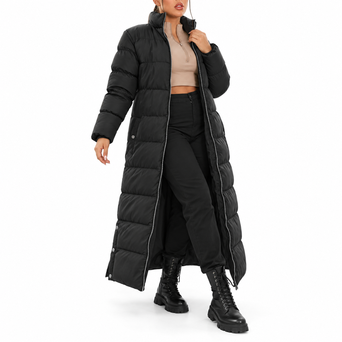 Marcelle | Women's Longline Midi Puffer Coat