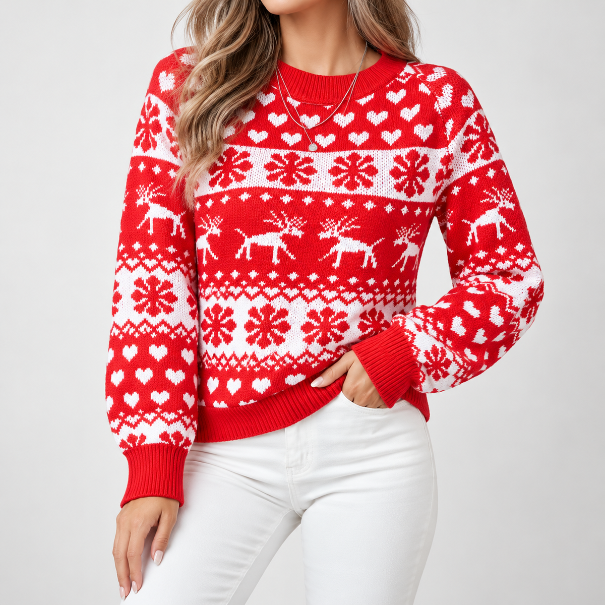 Elsbeth | Women's Festive Fair Isle Jumper