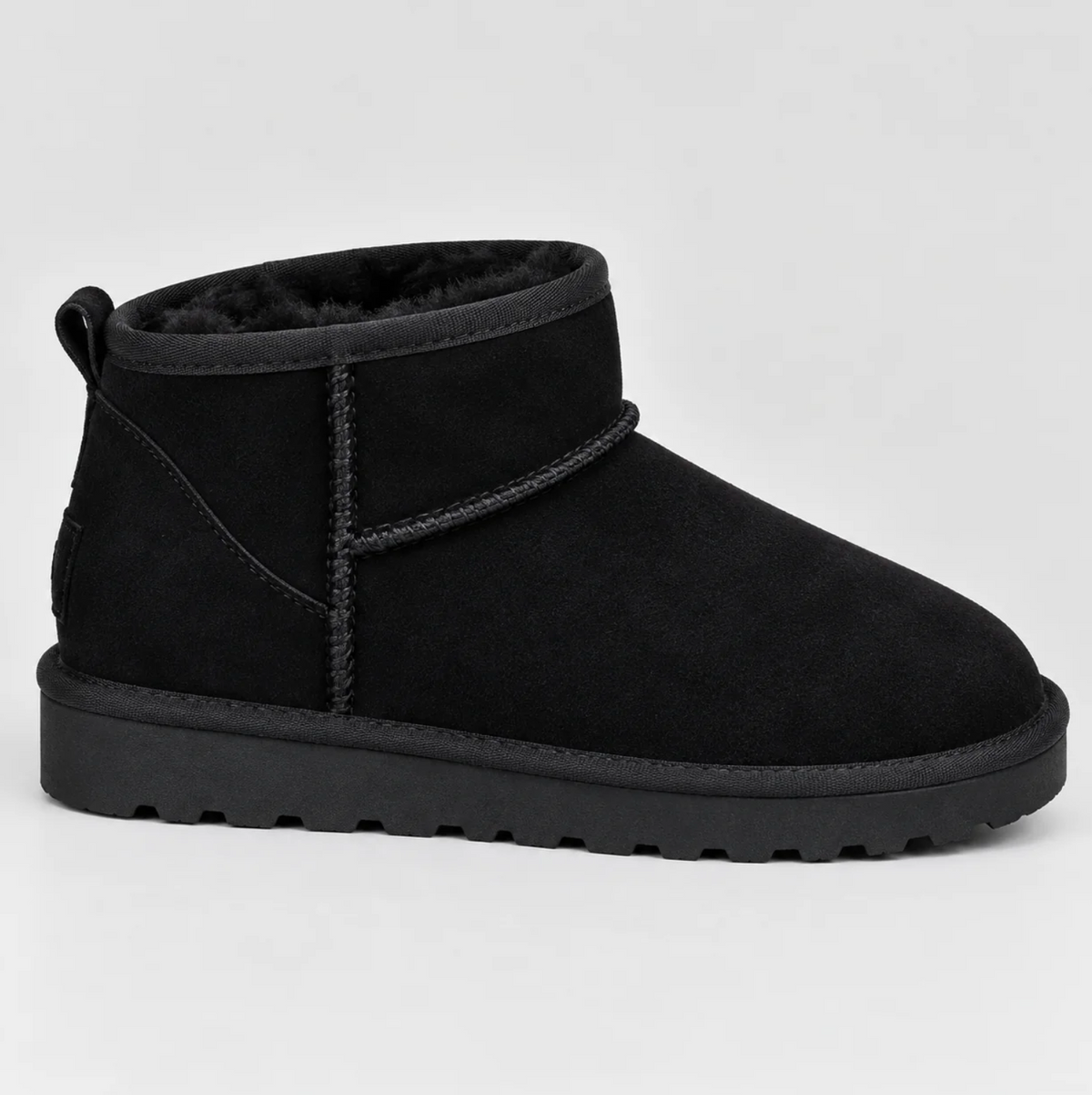 Corinne | Women's Suede-Look Faux-Fur Lined Winter Ankle Boots with Sturdy Grip Sole & Cosy Fit