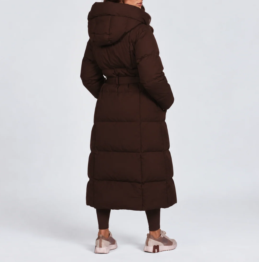Aureline | Women's Long Hooded Puffer Coat