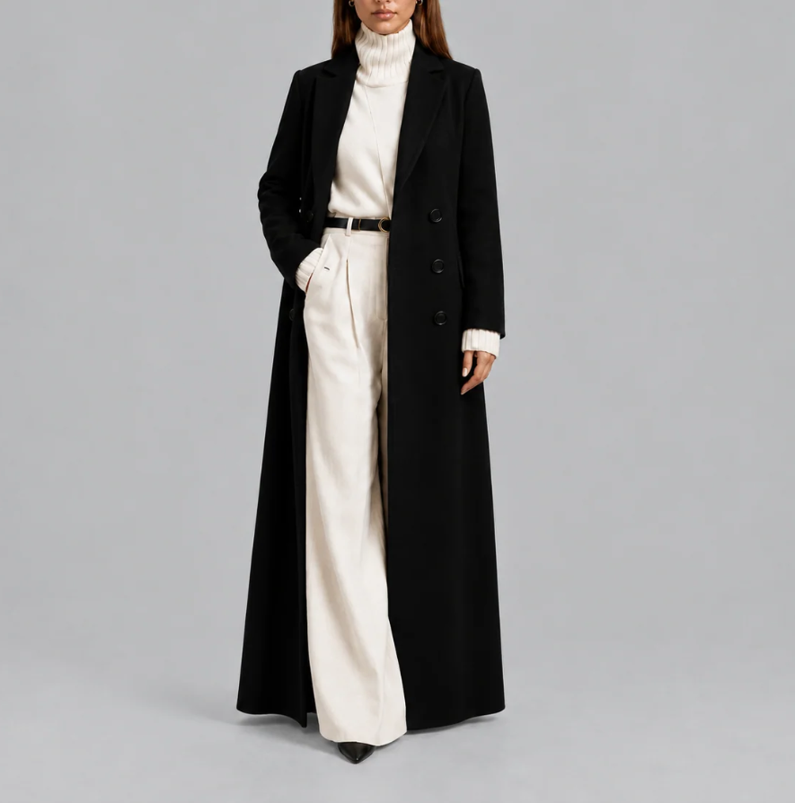 Madeleine | Women's Double-Breasted Wool Coat