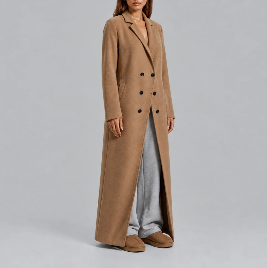 Madeleine | Women's Double-Breasted Wool Coat