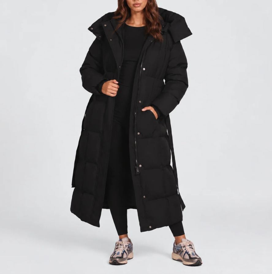 Aureline | Women's Long Hooded Puffer Coat