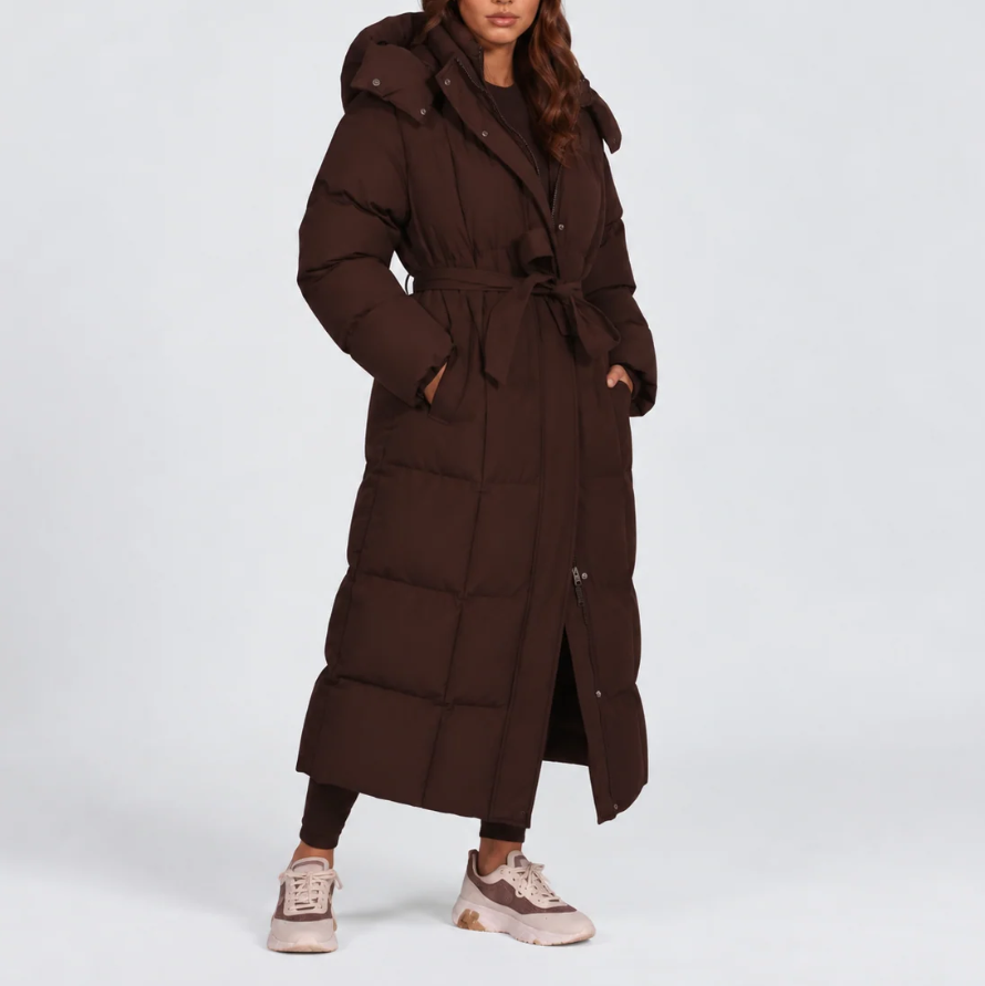 Aureline | Women's Long Hooded Puffer Coat