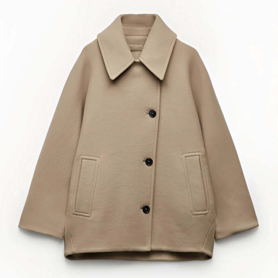 Elisande | Women's Oversized Wool Coat