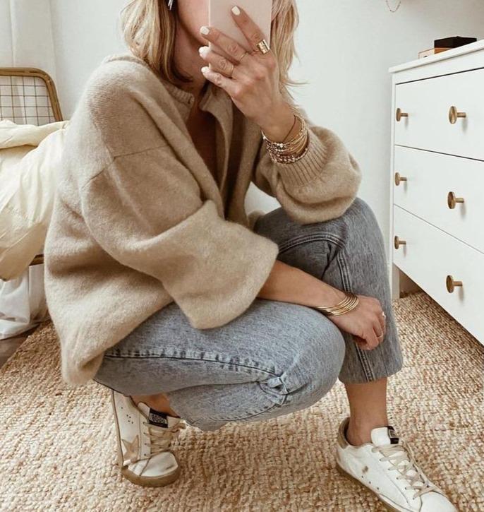 Maëlle | Women's Oversized Fluffy Cardigan