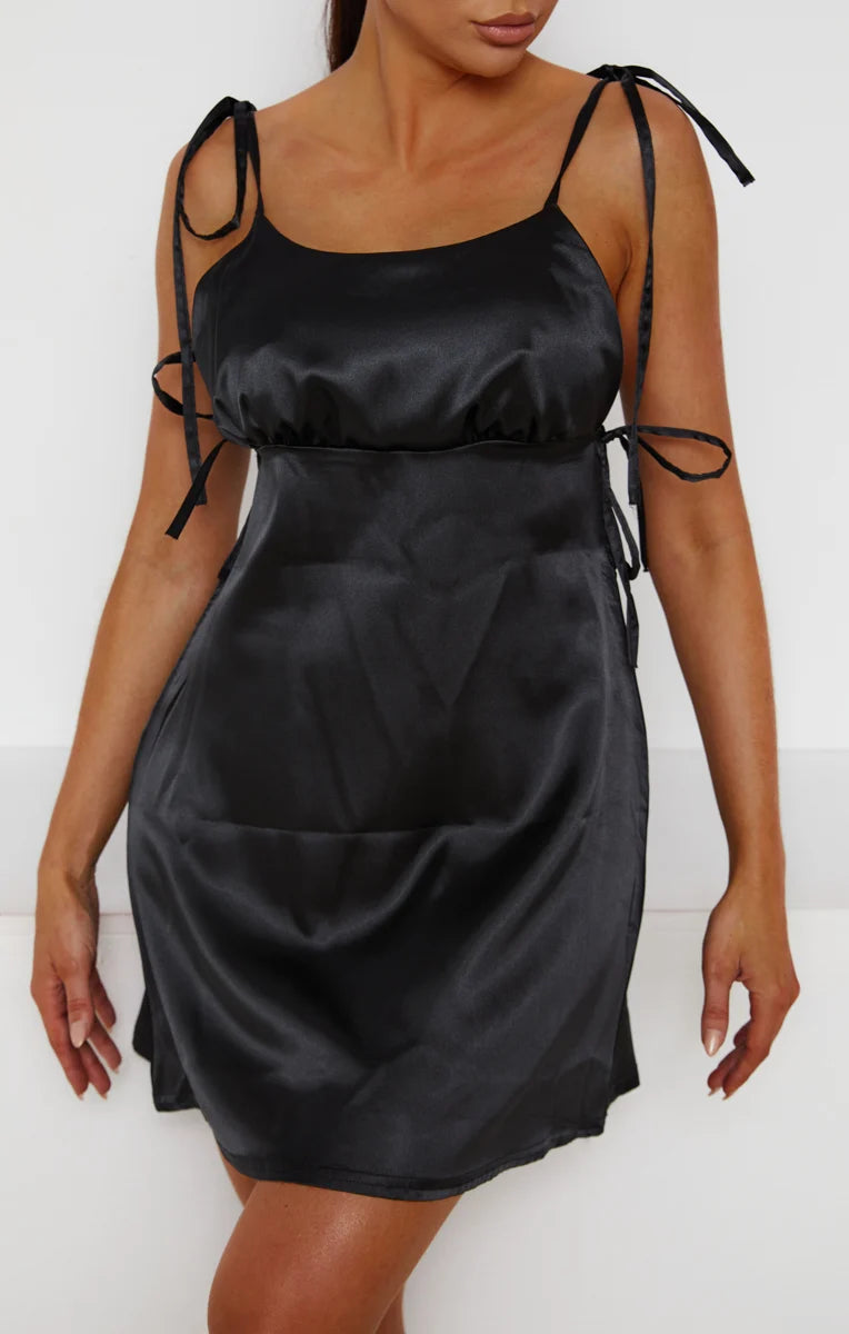 Marceline | Women's Satin Christmas Party Dress