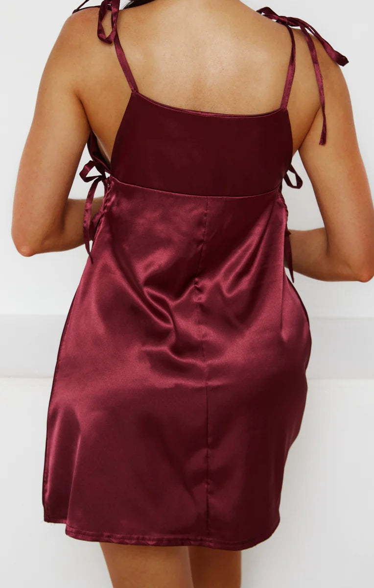 Marceline | Women's Satin Christmas Party Dress
