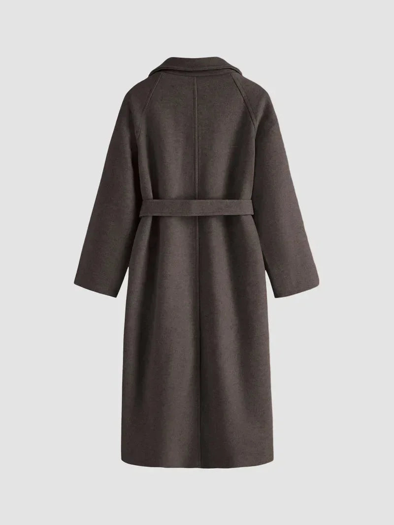 Celestine | Women's Long Belted Wool Coat