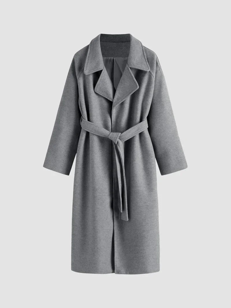 Celestine | Women's Long Belted Wool Coat
