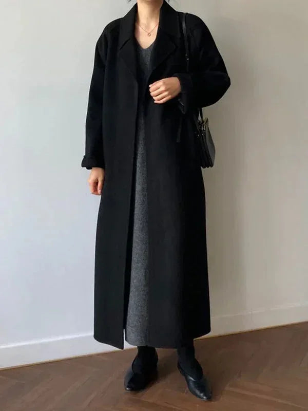 Celestine | Women's Long Belted Wool Coat