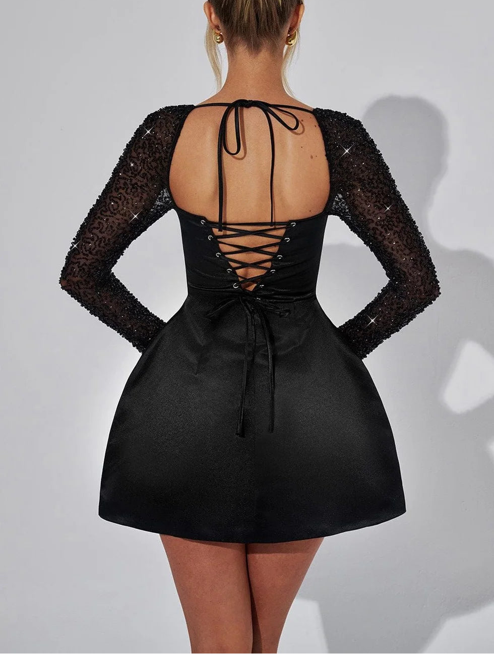 Celestia | Women's Satin Christmas Party Dress